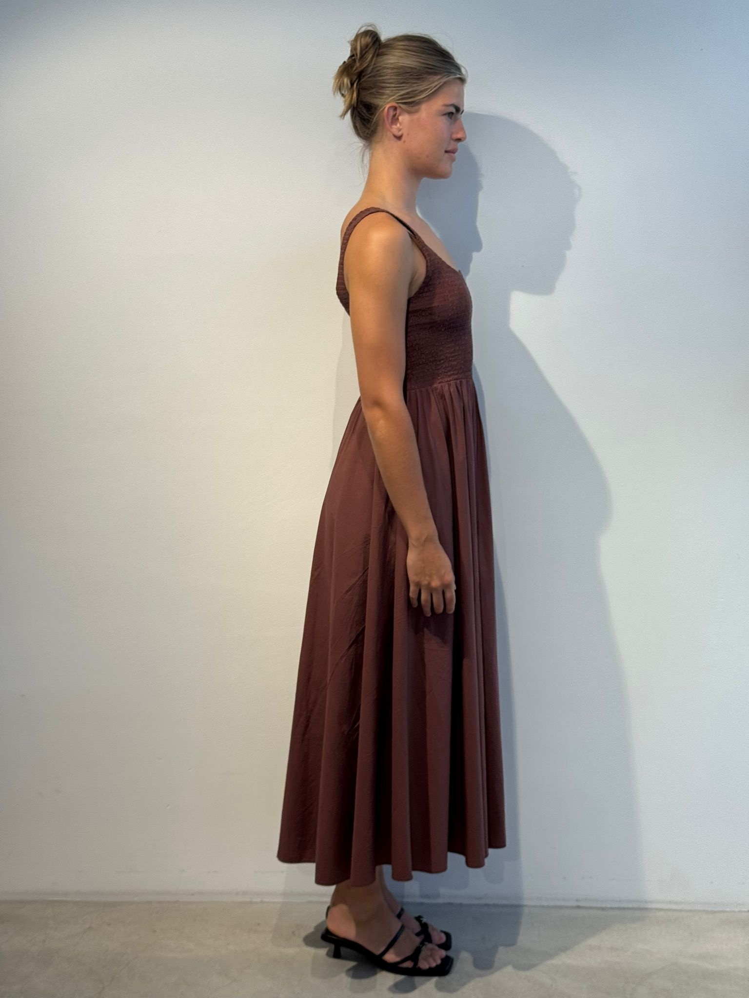 Xirena Florence dress Adobe brown
