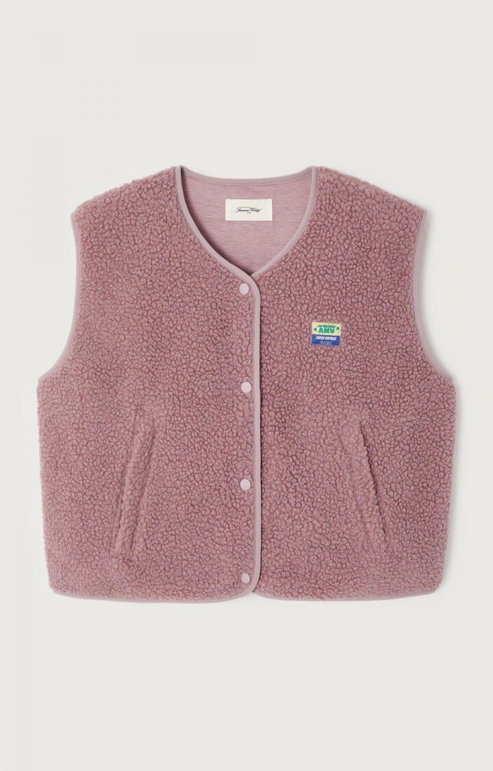 American Vintage HOK16BH vest Prunelle chine
