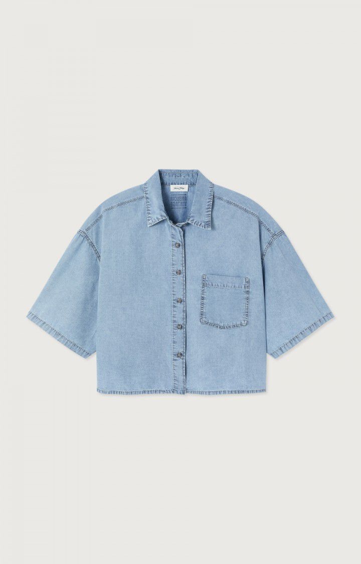 American Vintage PAY06A blouse Blue snow
