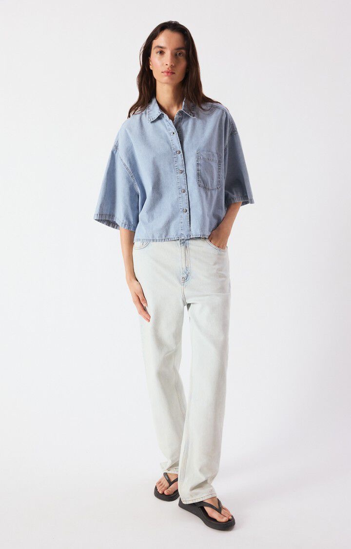 American Vintage PAY06A blouse Blue snow