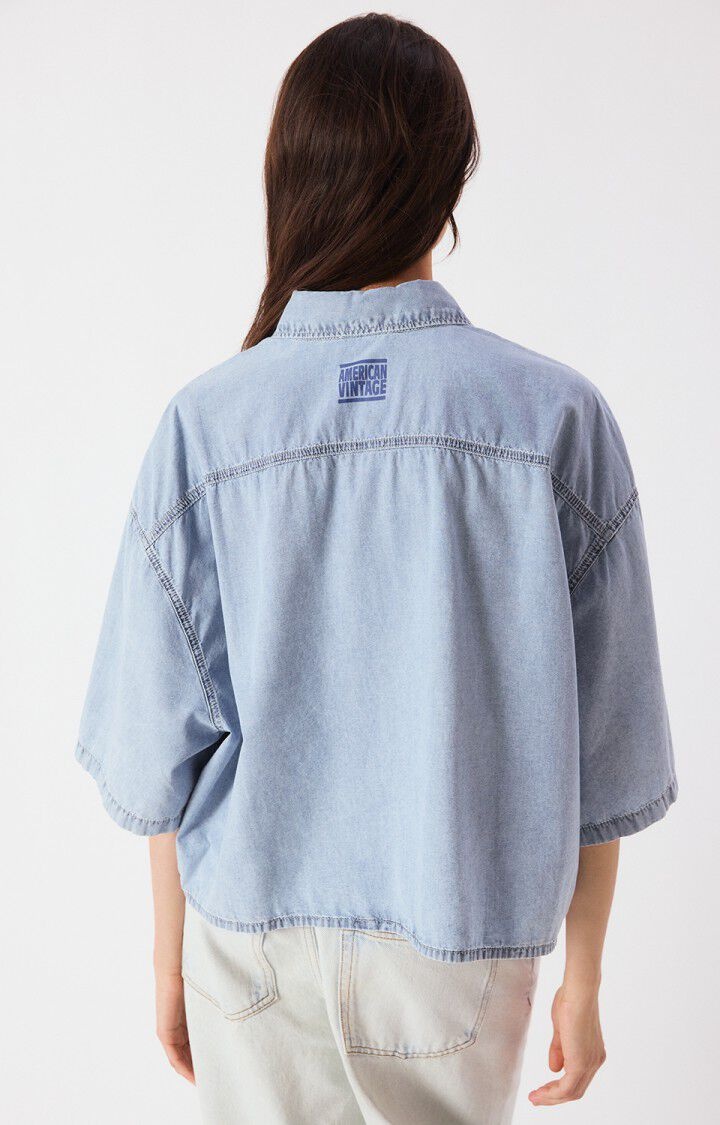 American Vintage PAY06A blouse Blue snow