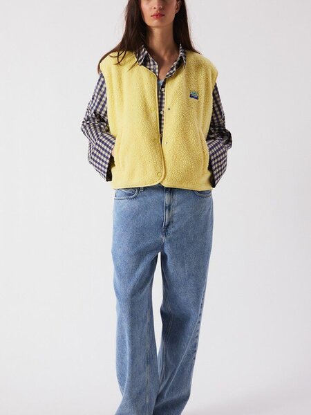 American Vintage HOK16BH Vest Beurre chine