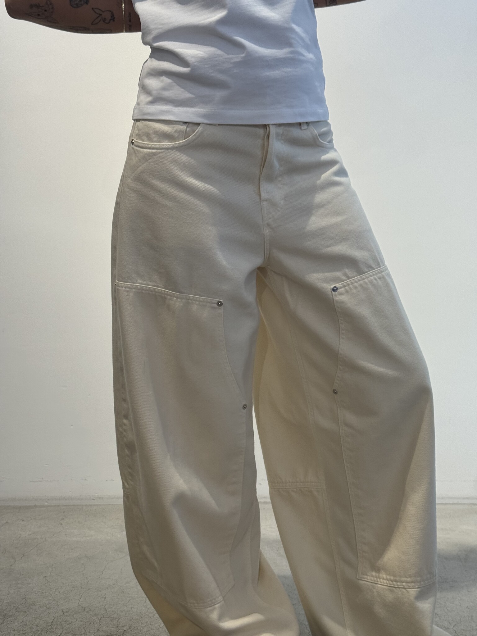 Haikure Legacy jeans Soft ecru snow