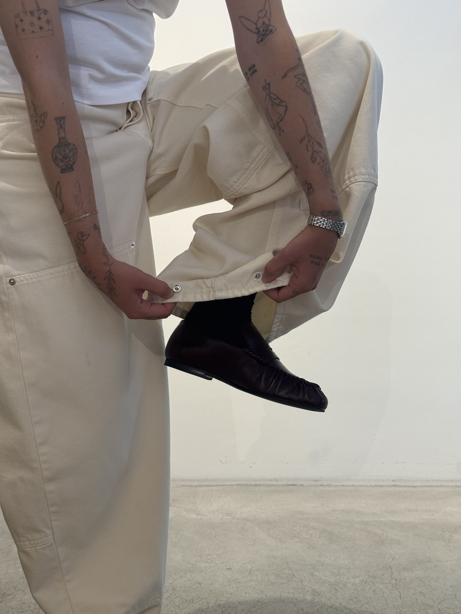 Haikure Legacy jeans Soft ecru snow