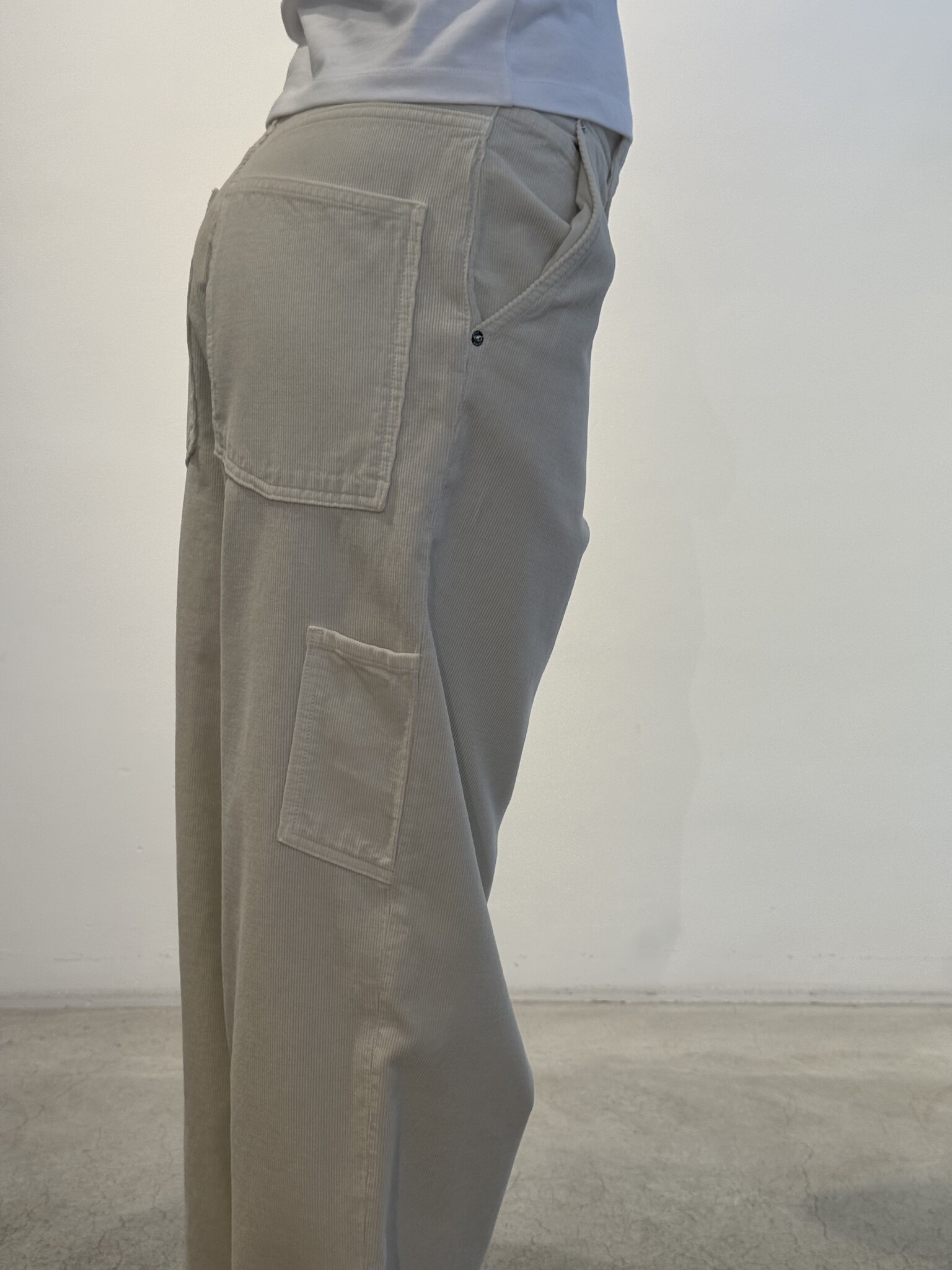 Haikure Sibilla velvet pier jeans  Snow