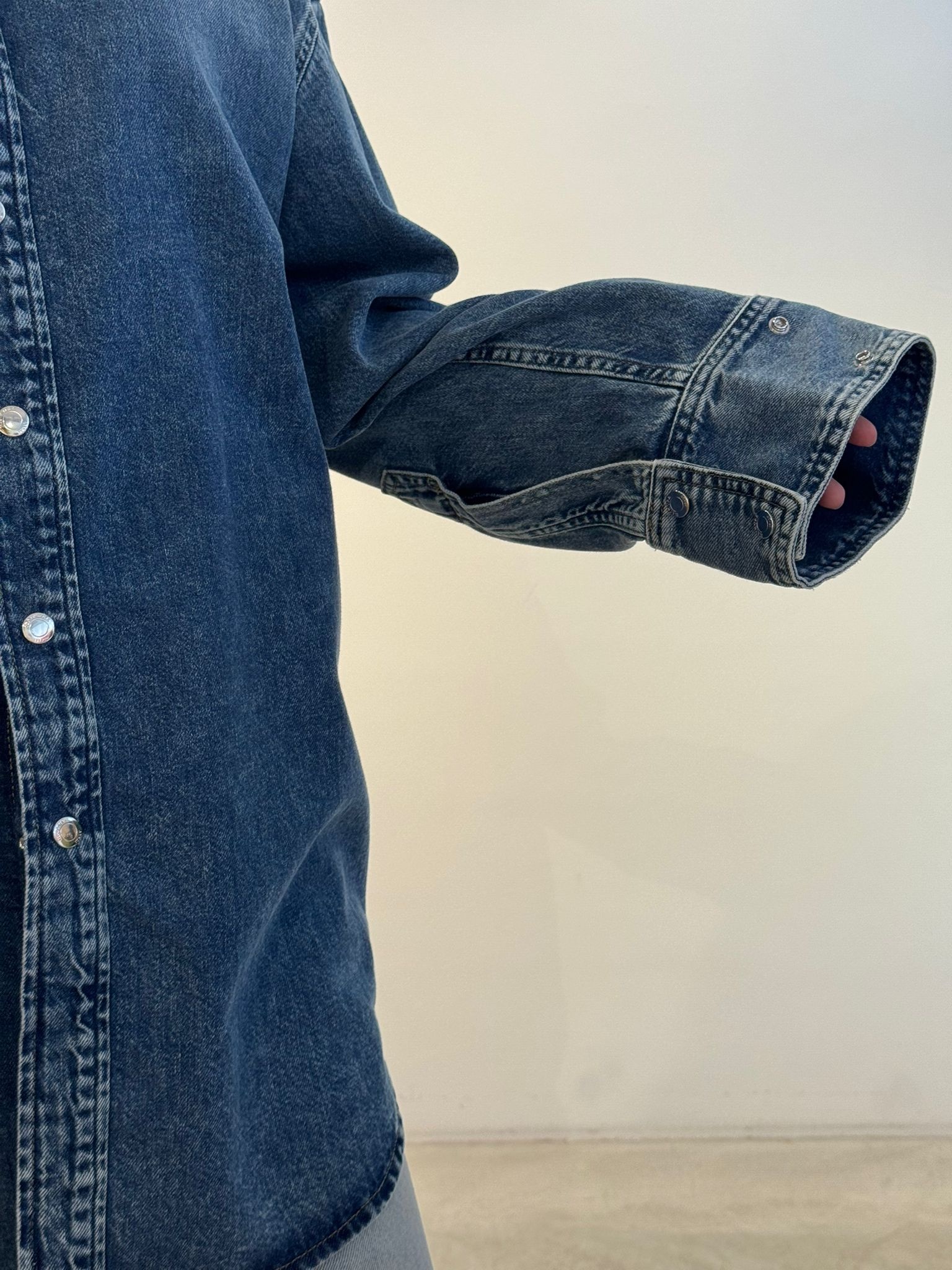 Haikure Victoria denim shirt Blue ryder