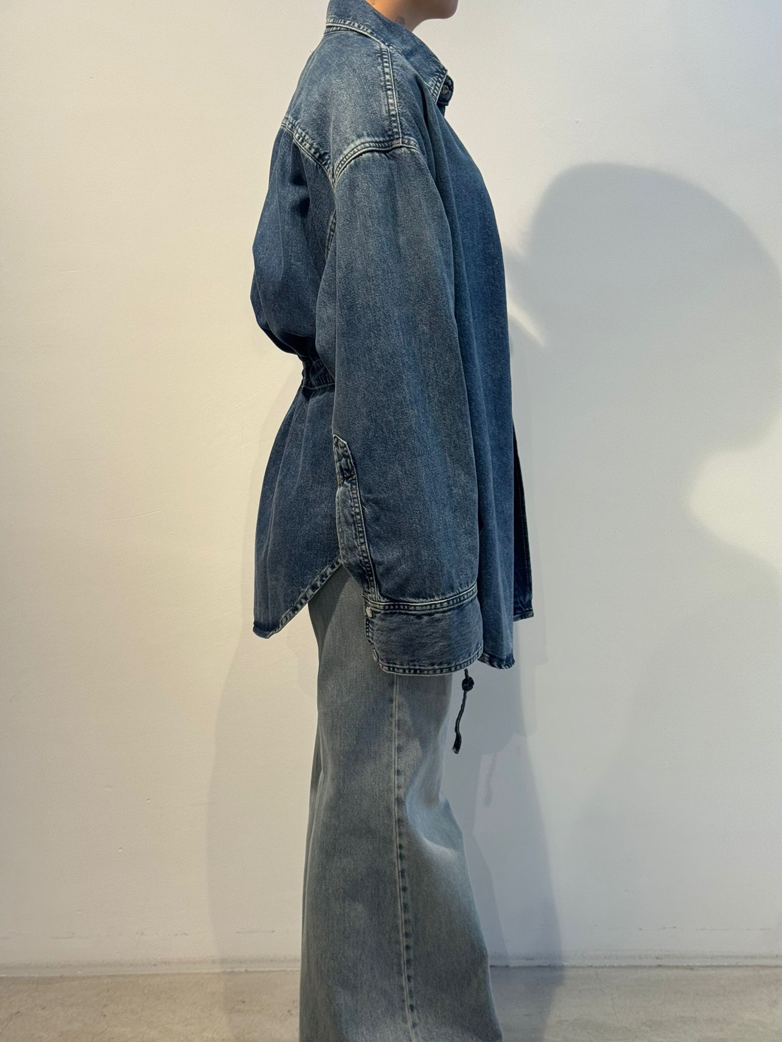 Haikure Victoria denim shirt Blue ryder