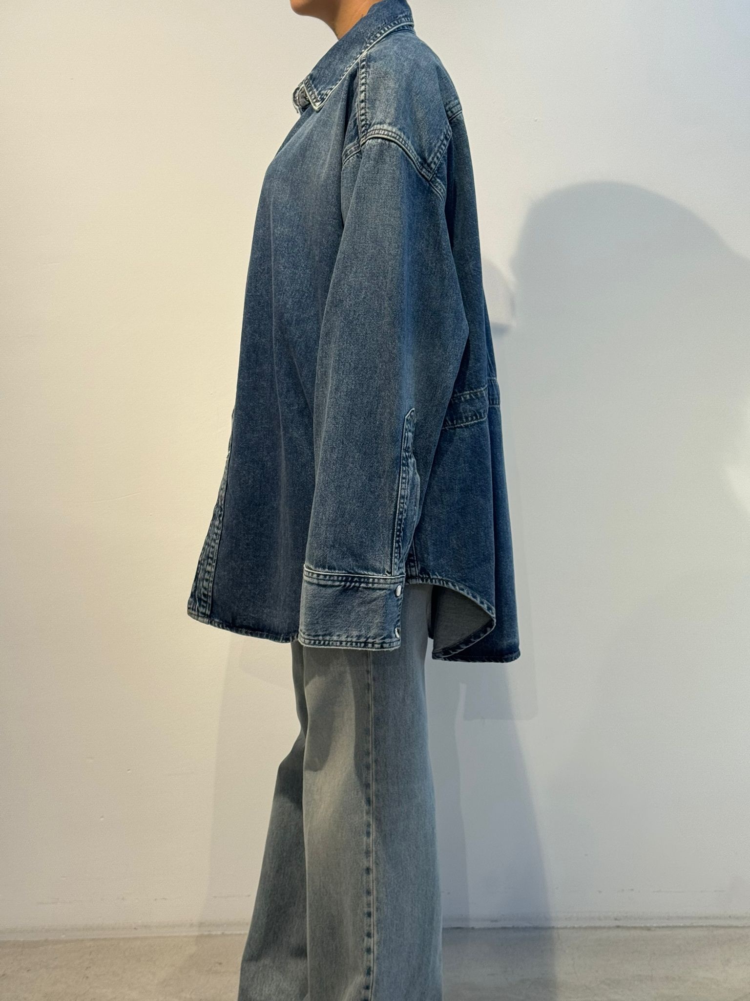 Haikure Victoria denim shirt Blue ryder