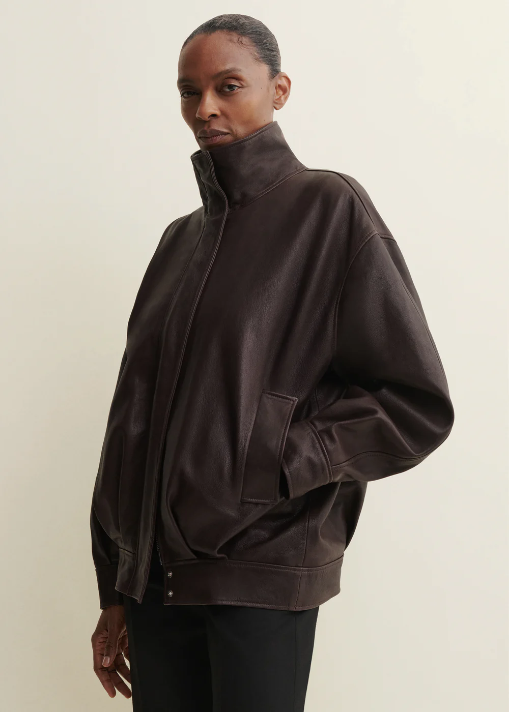 Arma Paula vegetal jacket Coffee bean
