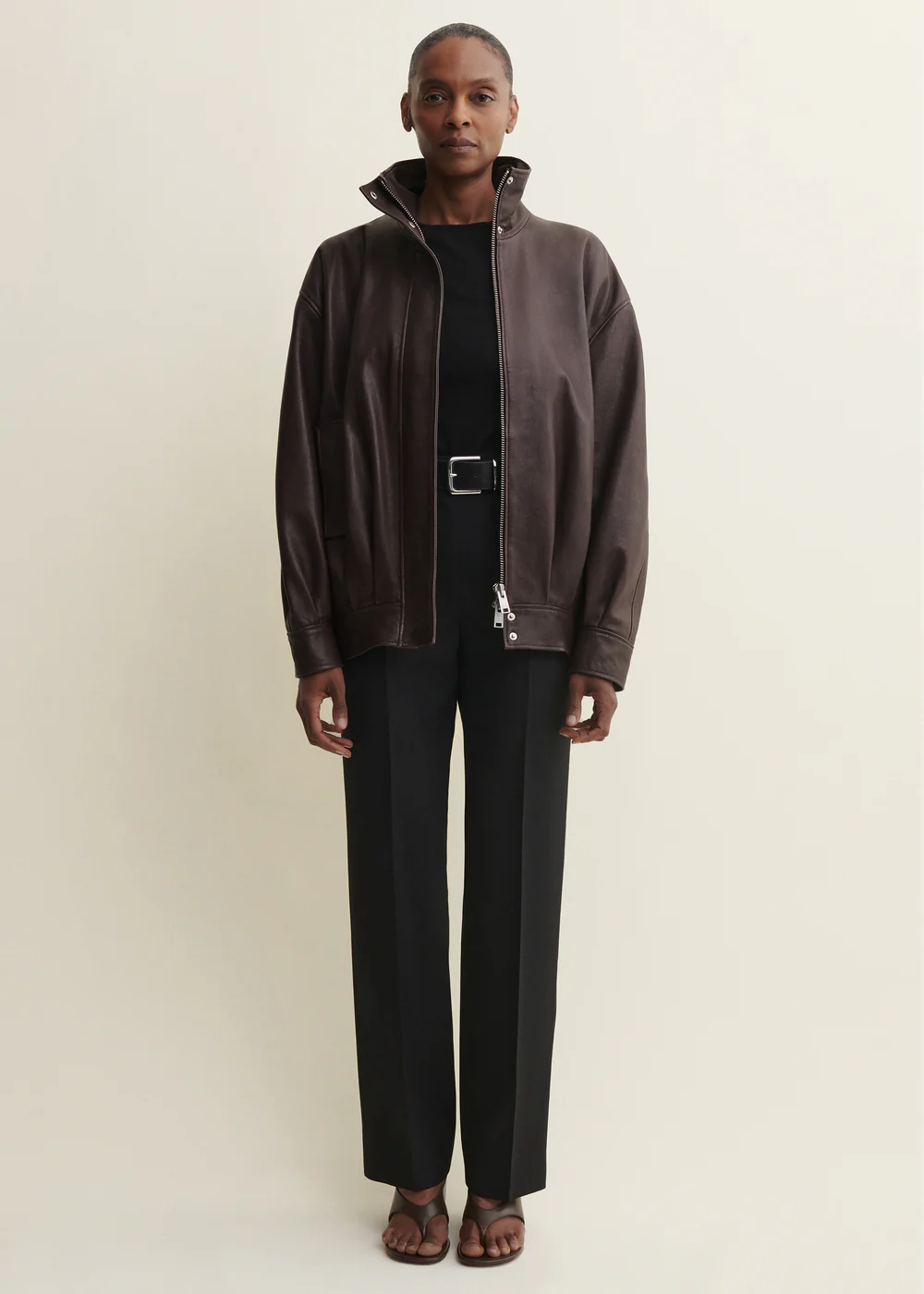 Arma Paula vegetal jacket Coffee bean