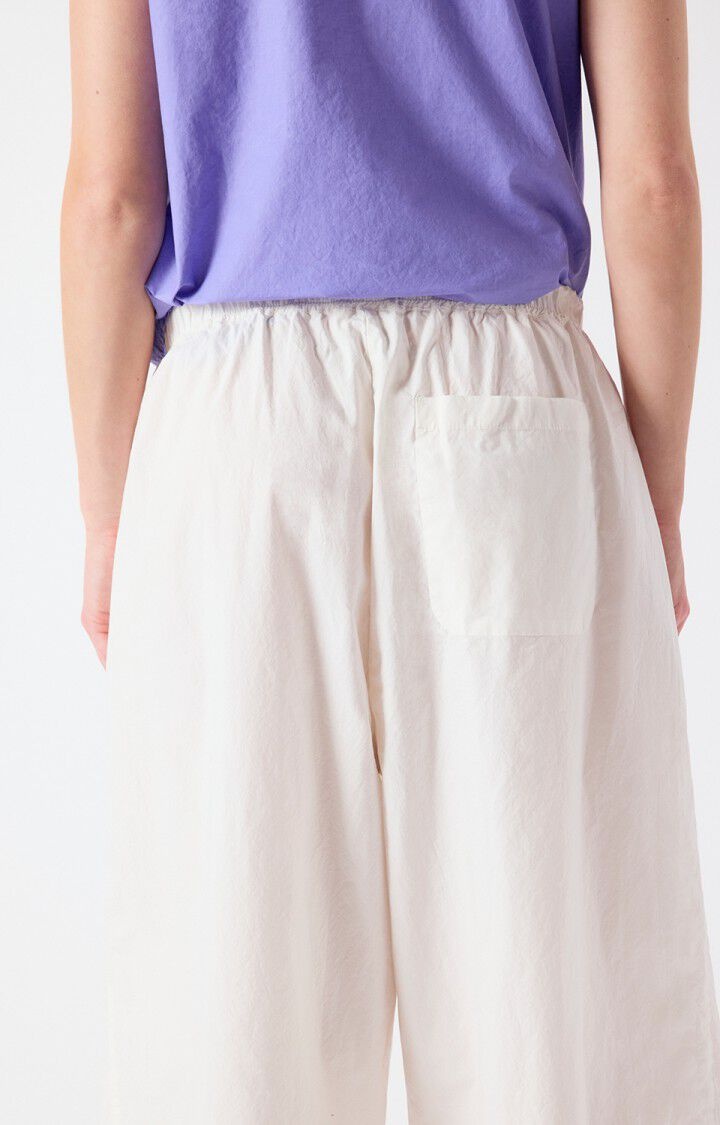 American Vintage BAI10B Pantalon Blanc casse