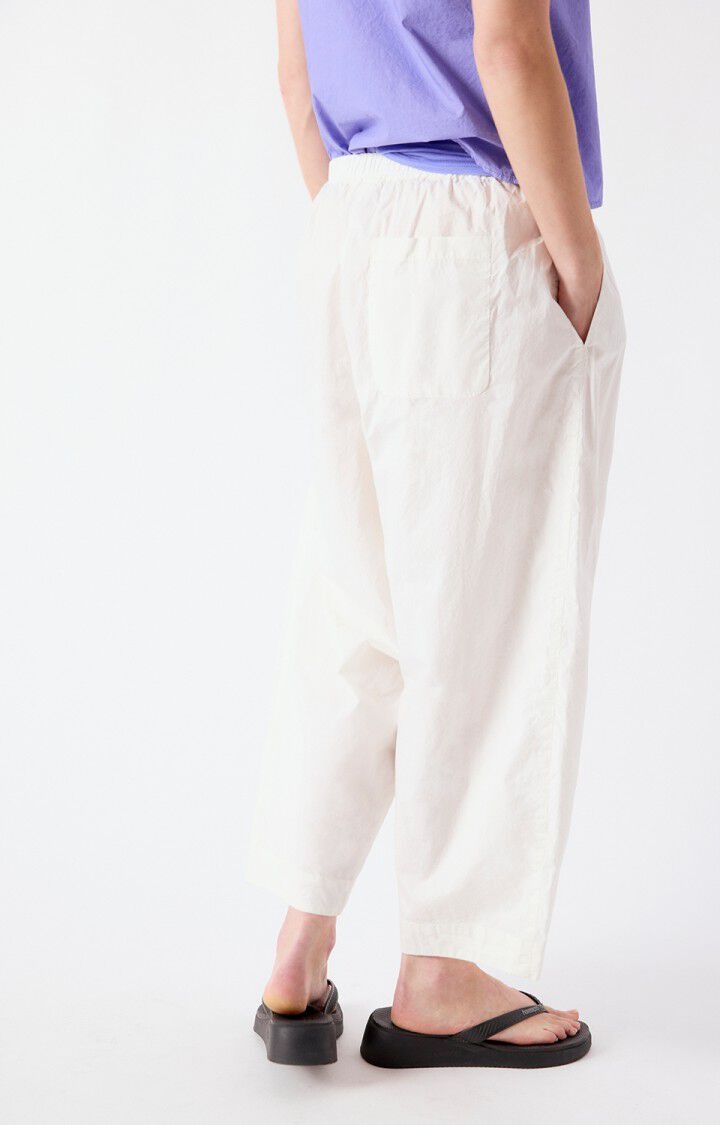 American Vintage BAI10B Pantalon Blanc casse