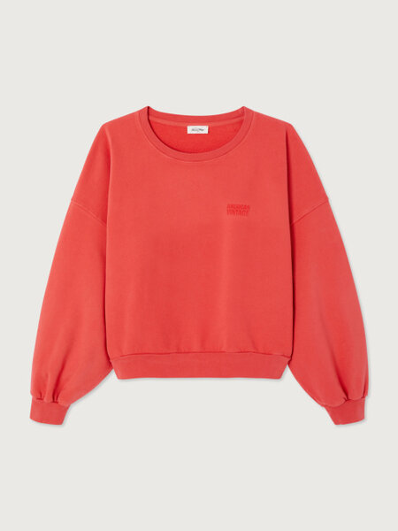 American Vintage JIT03A sweater Vermillon vintage