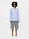 6397 Dress shirt French blue stripe