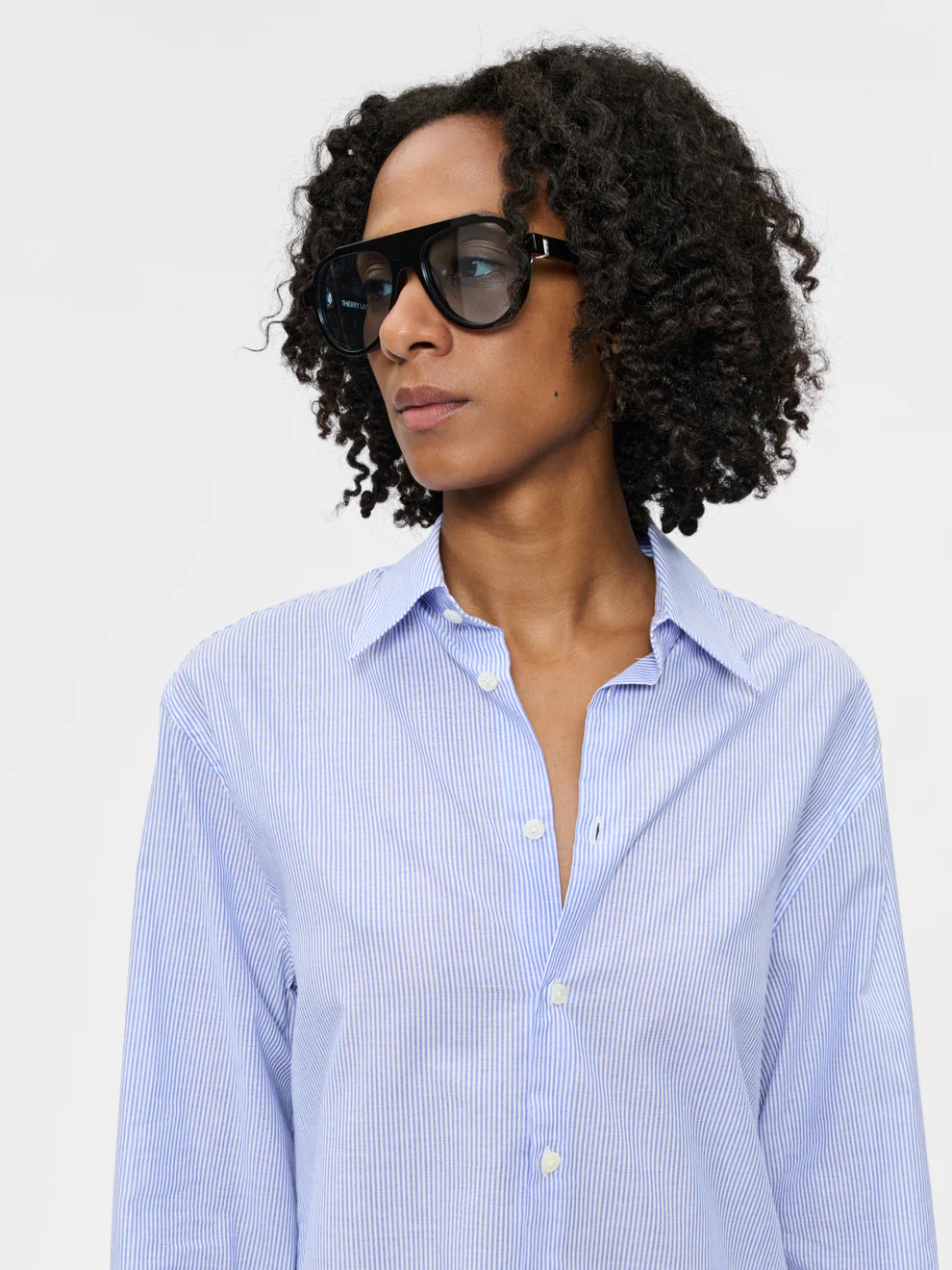 6397 Dress shirt French blue stripe