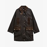 Barbour Icons modern beaufort wax jacket Black