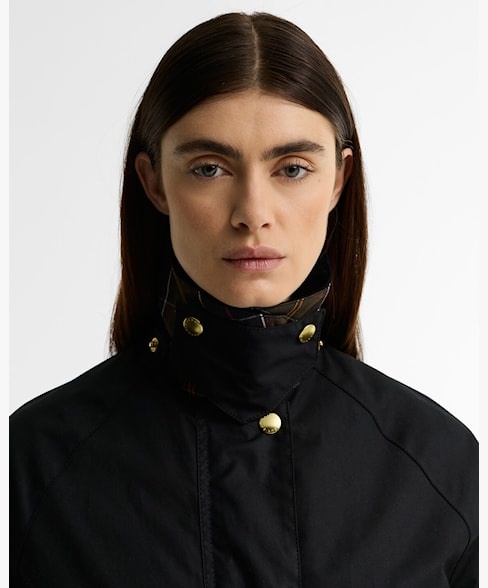 Barbour Icons modern beaufort wax jacket Black