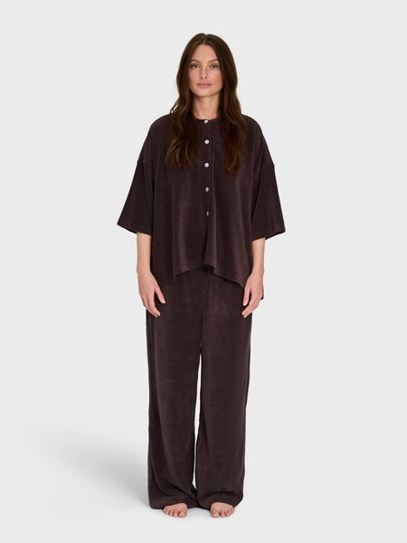 BONGUSTA Naram oversized shirt Coffee
