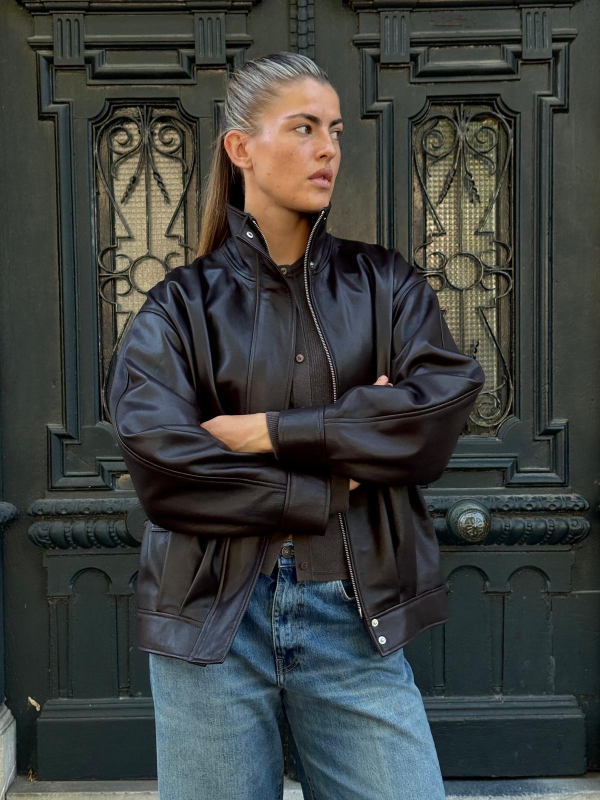 Arma Paula vegetal jacket Coffee bean