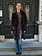 Arma Zoey merinillo alba nappa jacket Coffee bean