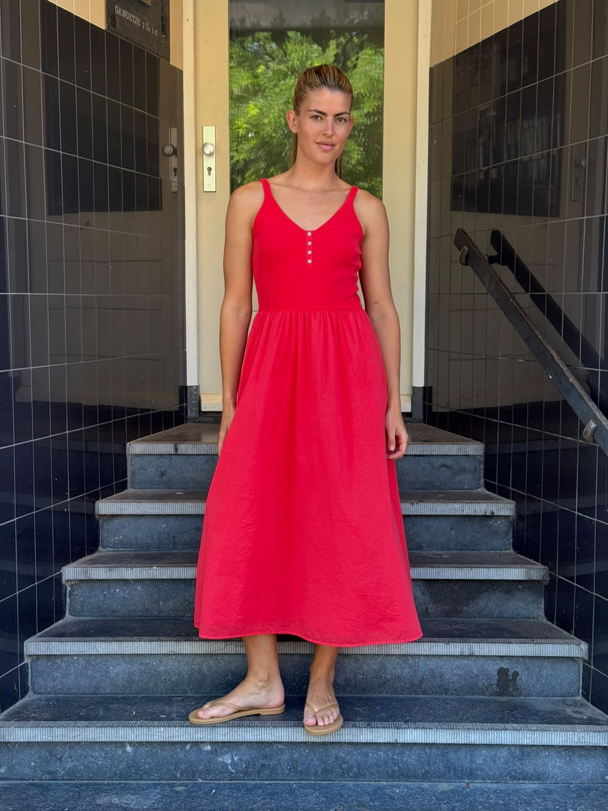 Xirena Fallon dress Red sky