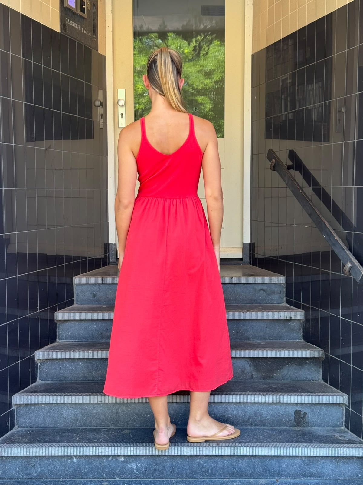 Xirena Fallon dress Red sky