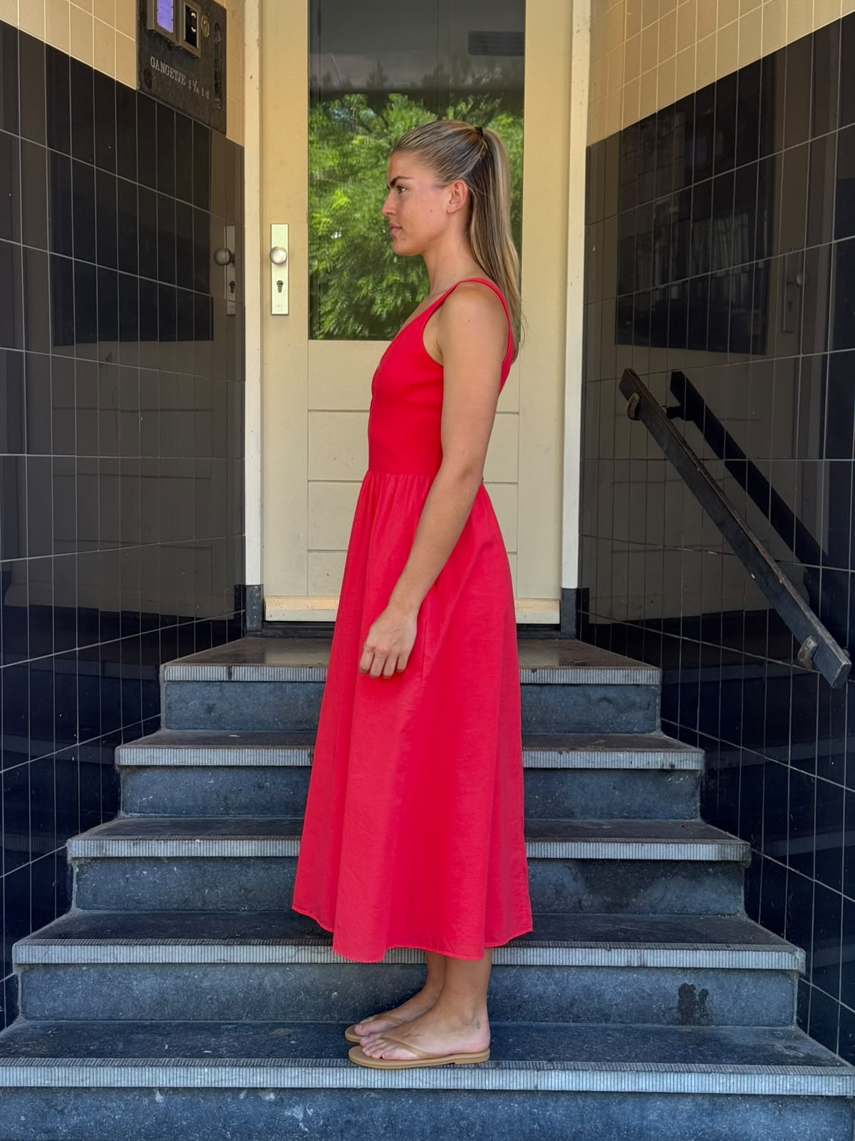 Xirena Fallon dress Red sky