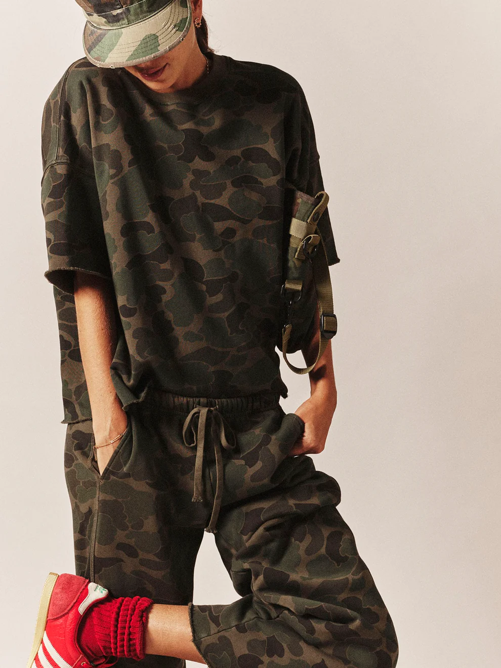 Xirena Renzo sweatpant Camo sage