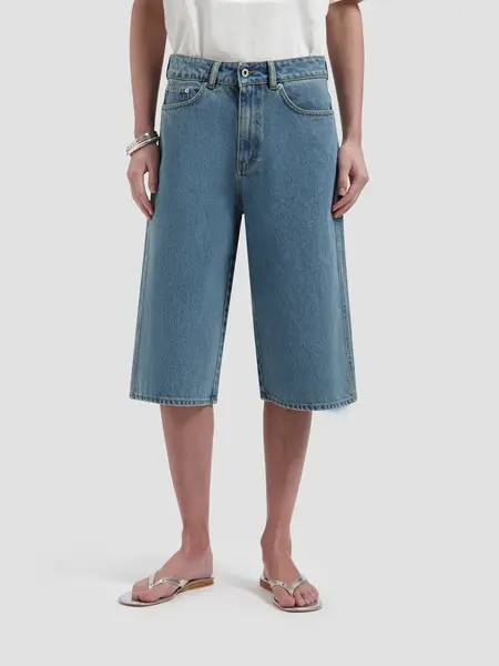 OLAF Denim shorts Light indigo