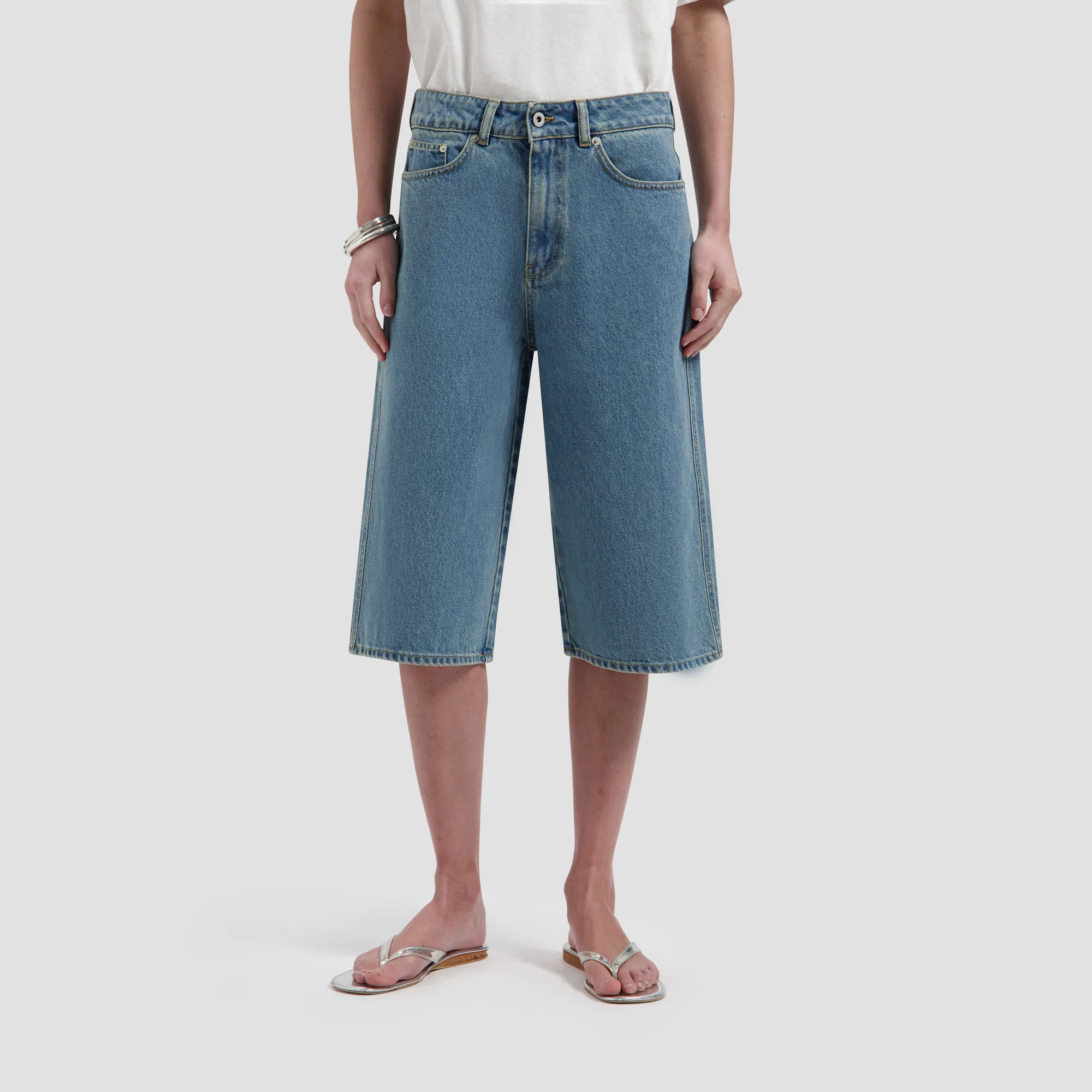 OLAF Denim shorts Light indigo