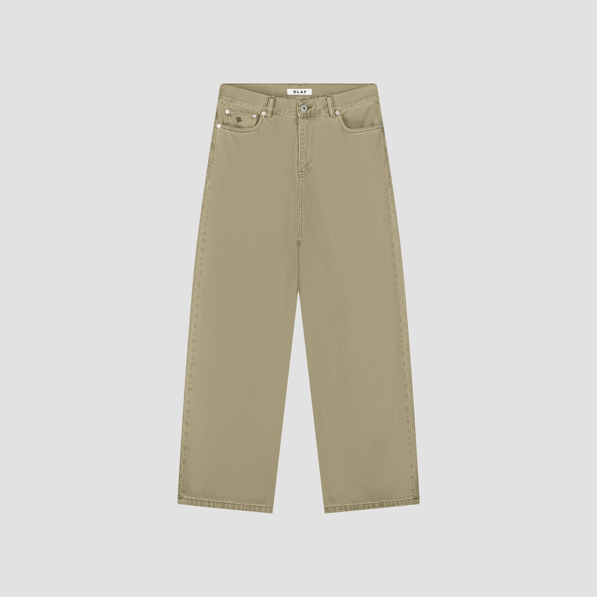 OLAF Monogram barrel leg denim pant Treehouse