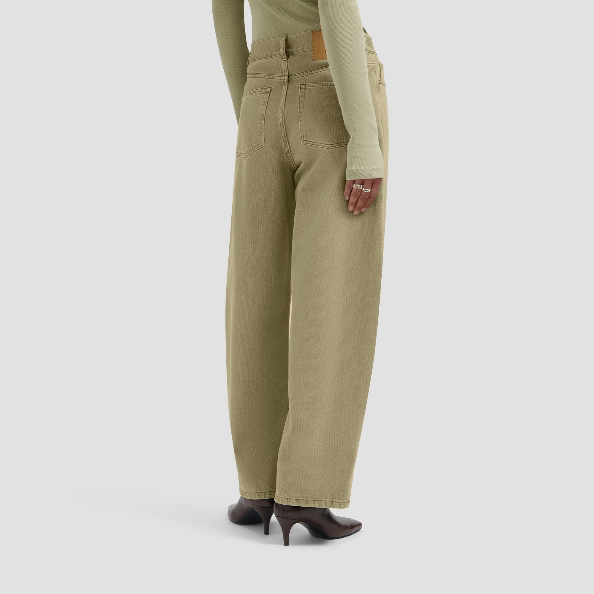 OLAF Monogram barrel leg denim pant Treehouse