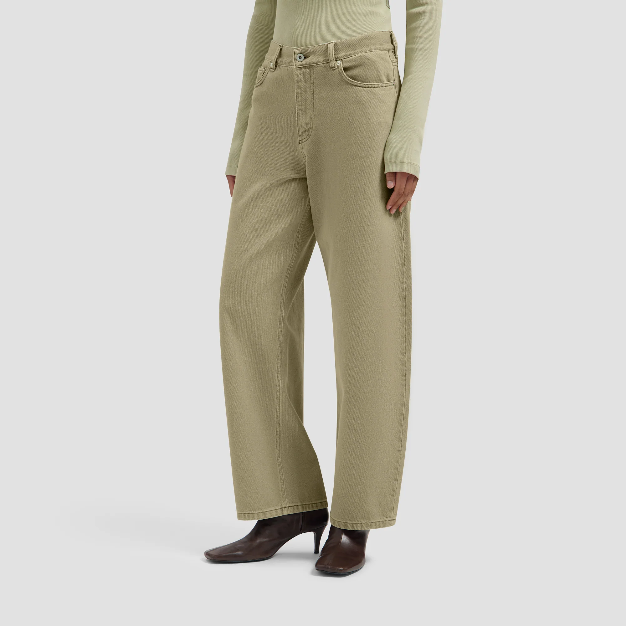 OLAF Monogram barrel leg denim pant Treehouse