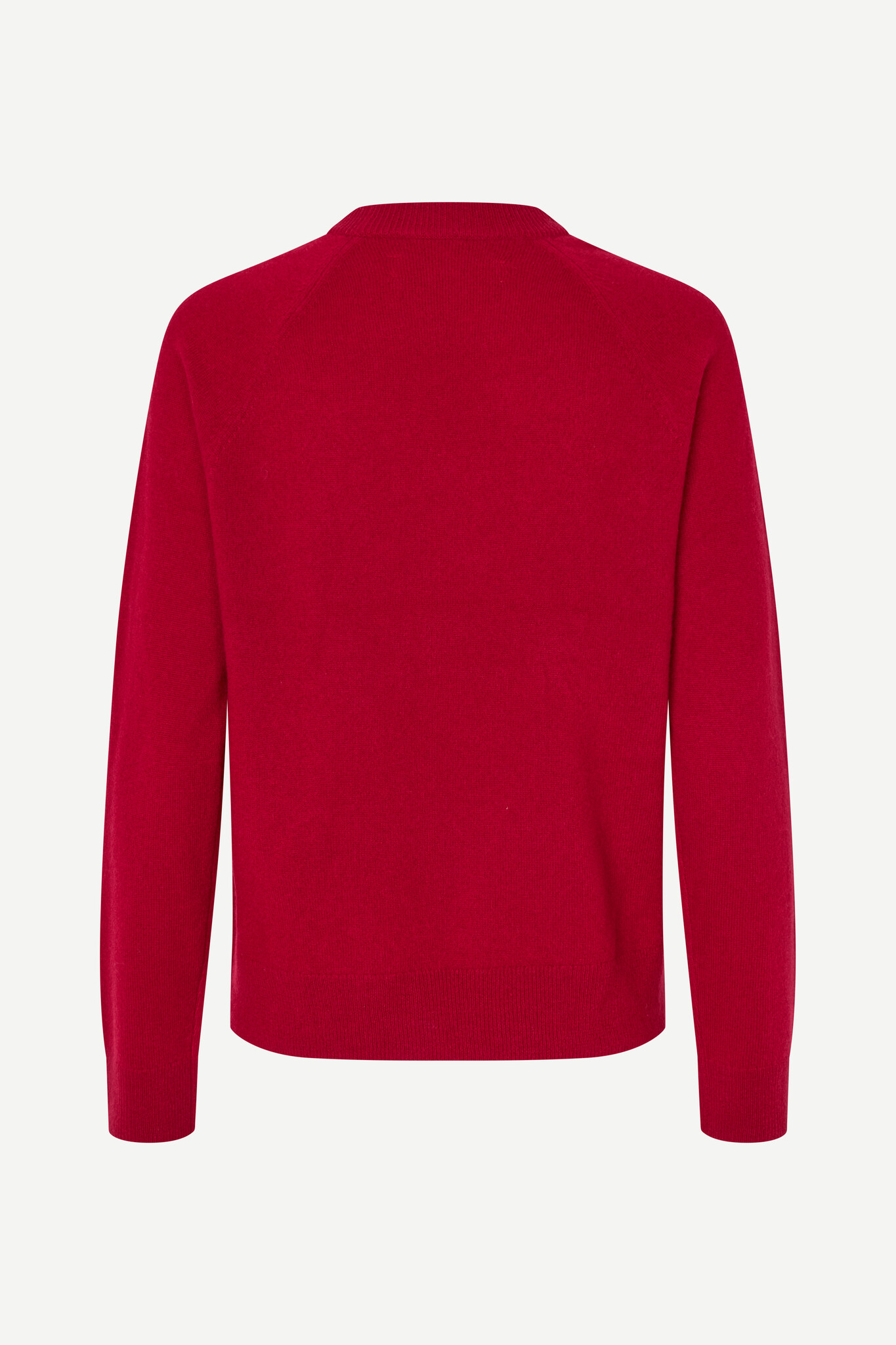 Samsoe Samsoe Boston O-neck trui  Sun-dried tomato