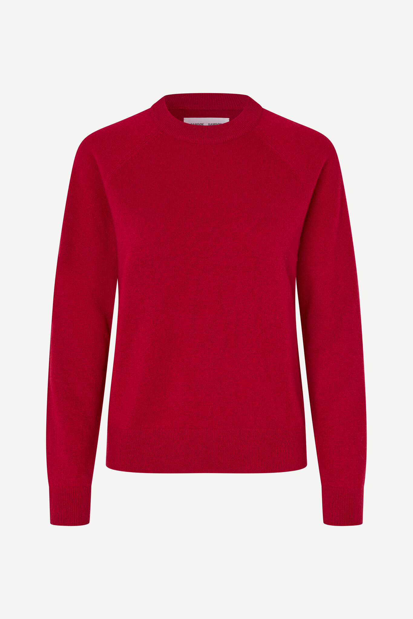 Samsoe Samsoe Boston O-neck trui  Sun-dried tomato