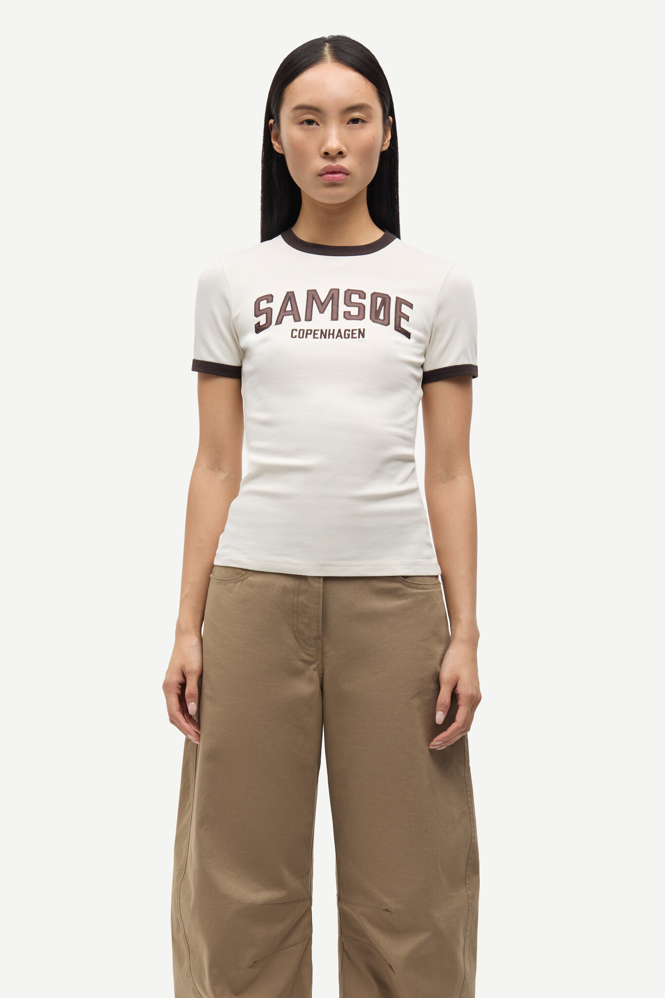 Samsoe Samsoe Saharpo trousers Lead gray