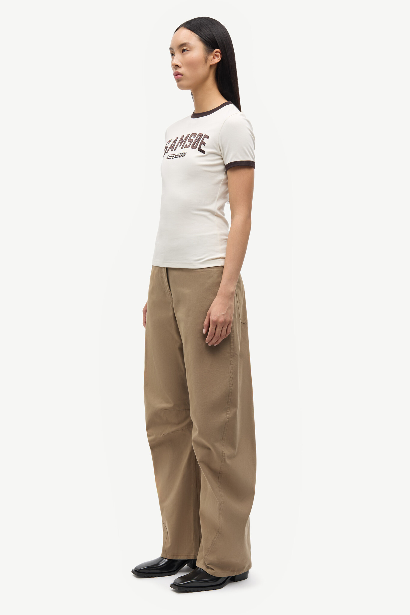 Samsoe Samsoe Saharpo trousers Lead gray