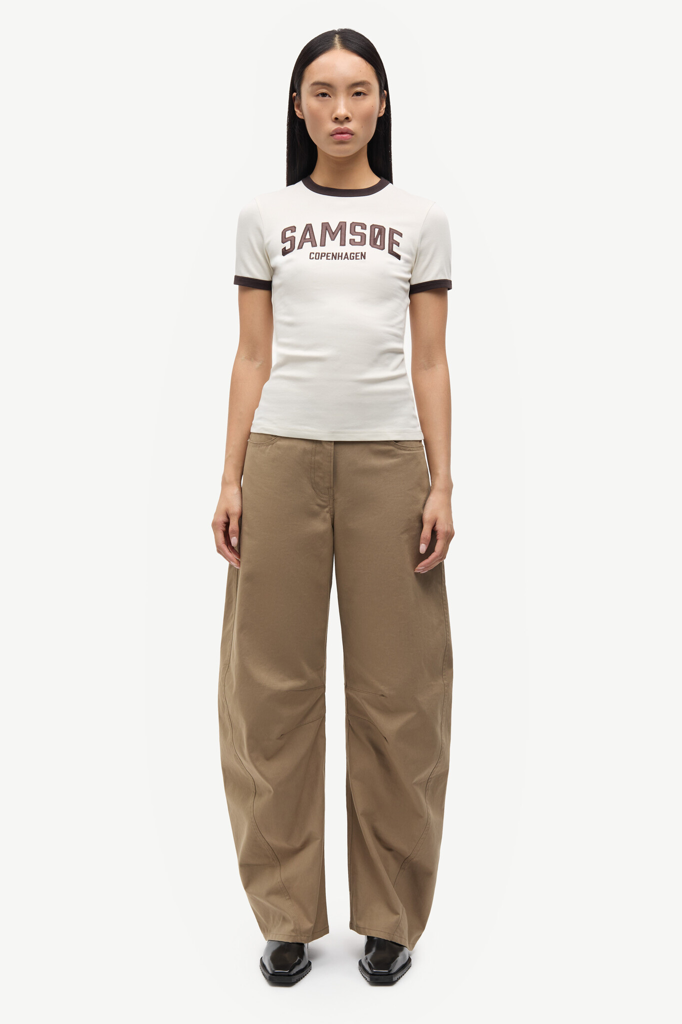 Samsoe Samsoe Saharpo trousers Lead gray
