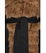 ROTATE Faux fur collar jacket Black