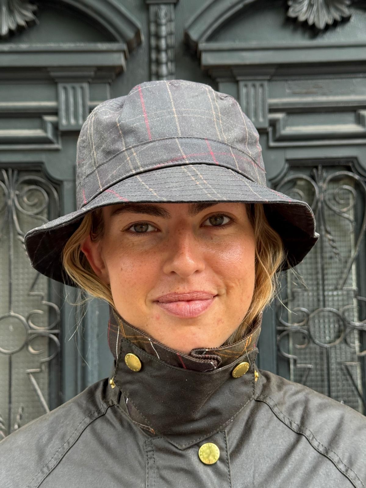 Barbour Haydon tartan bucket hat Dark classic tartan