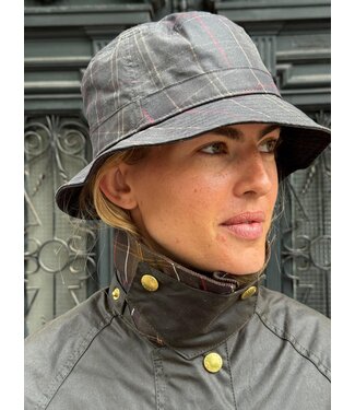 Barbour Haydon tartan bucket hat Dark classic tartan