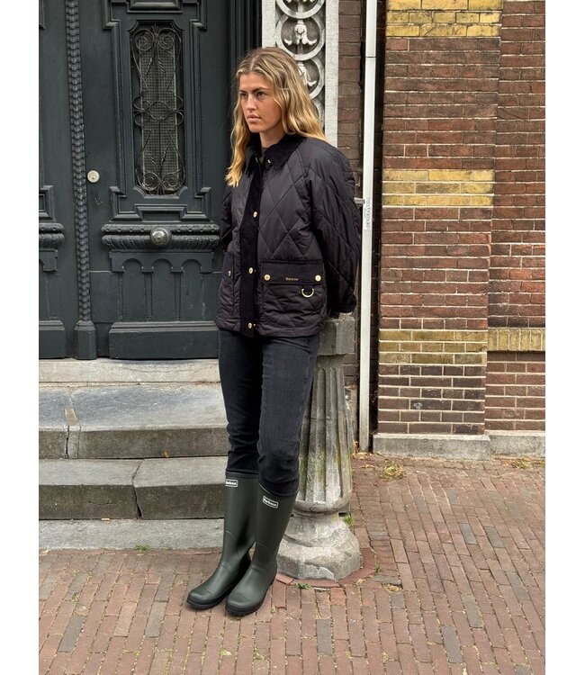 Barbour Kilnwick quilted jacket Black
