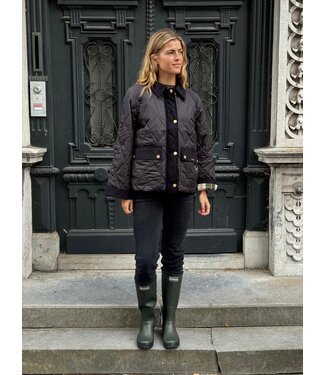Barbour Kilnwick quilted jacket Black