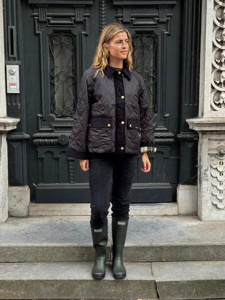 Barbour Kilnwick quilted jacket Black