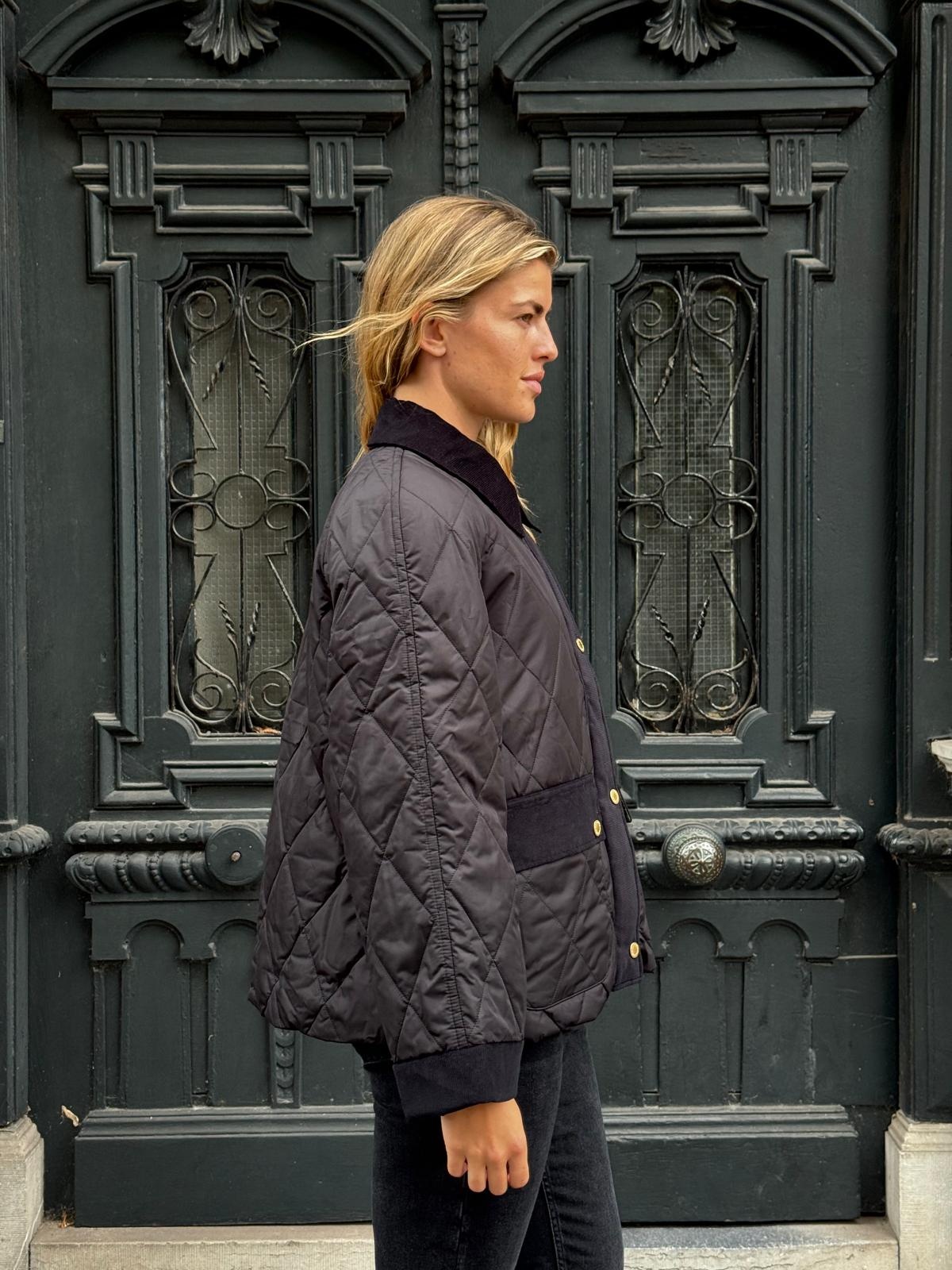 Barbour Kilnwick quilted jacket Black