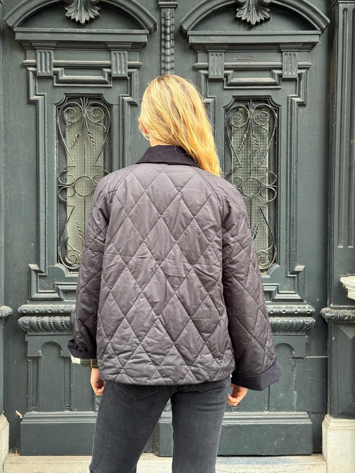 Barbour Kilnwick quilted jacket Black