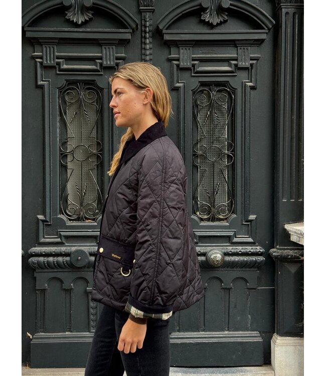 Barbour Kilnwick quilted jacket Black
