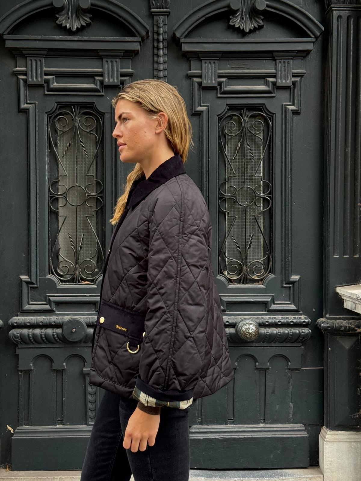Barbour Kilnwick quilted jacket Black