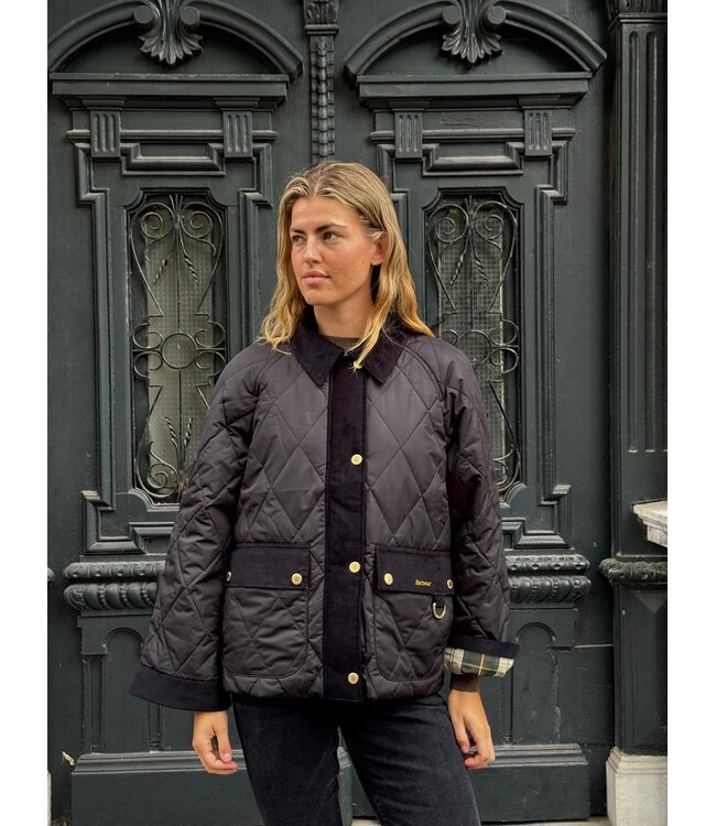 Barbour Kilnwick quilted jacket Black