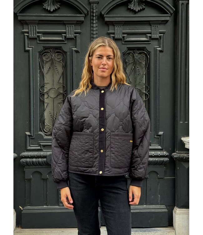 Barbour Ravenshill reversible quilted jacket Black